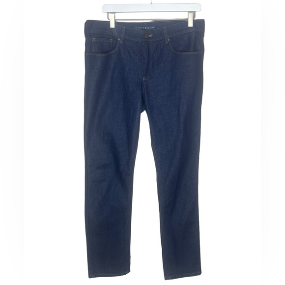 MOTT & BOW Dark Wash Boyfriend Jeans - Picture 1 of 5
